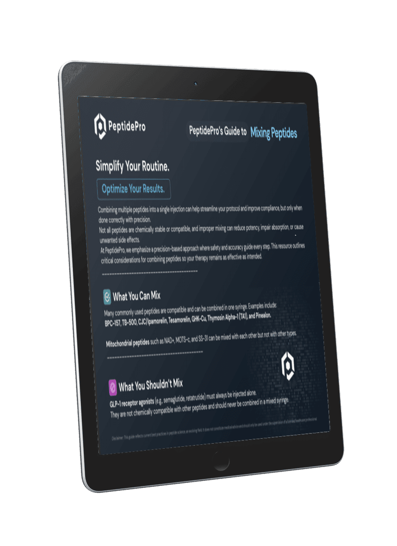 Peptidepro’s Guide To Mixing Peptides