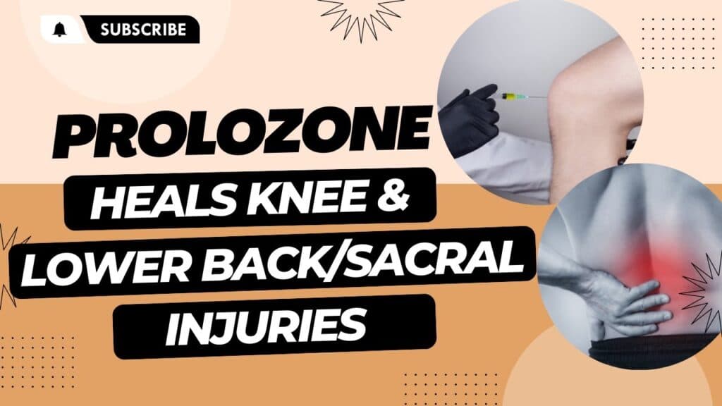 Healing Knee and Lower Back Injuries: The Power of Prolozone Therapy