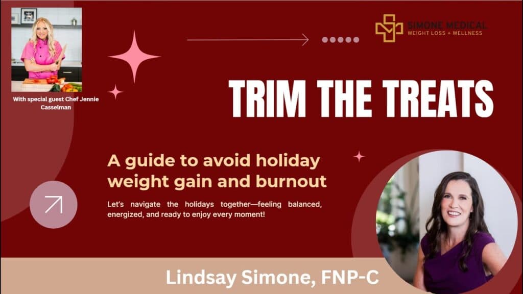 Trim The Treats-Holiday Guide to avoid weight gain and de-stress!
