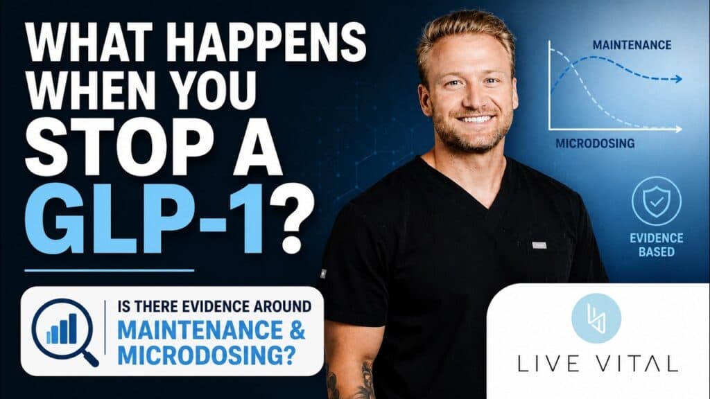 What Happens When You Stop a GLP-1? The Evidence on Maintenance & Microdosing