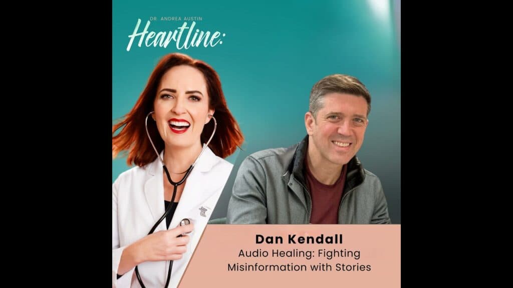Audio Healing: Fighting Misinformation with Stories