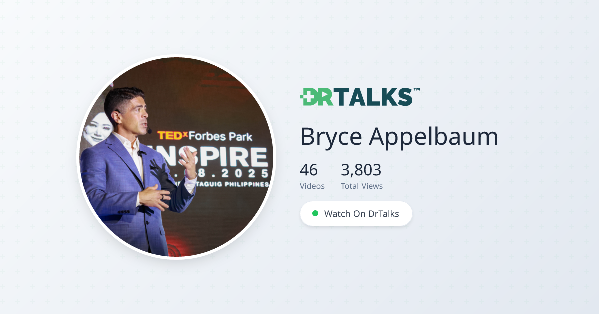 Bryce Appelbaum, OD - Longevity Medicine Systems | DrTalks