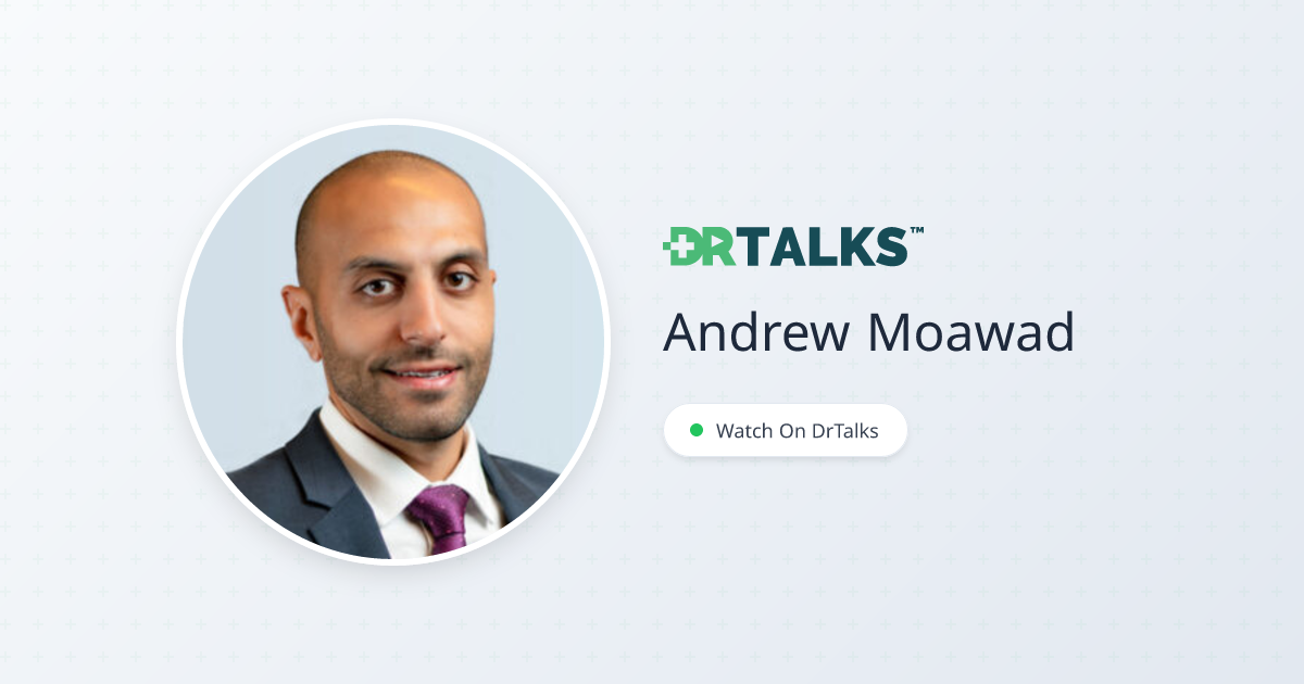 Andrew Moawad - AI in Healthcare | DrTalks