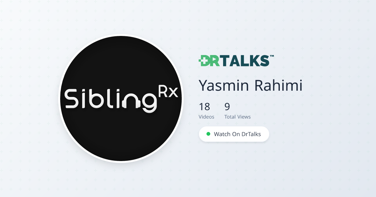 Yasmin Rahimi, DC (Doctor of Chiropractic) - Hormone Balance | DrTalks
