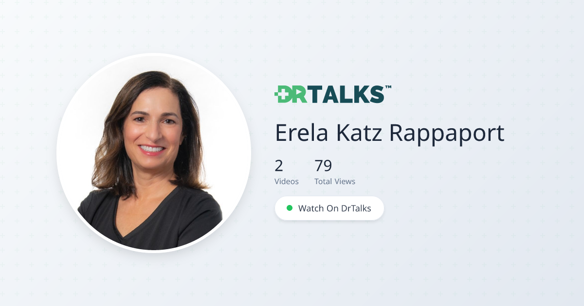 Erela Katz Rappaport, DMD - Airway Health | DrTalks