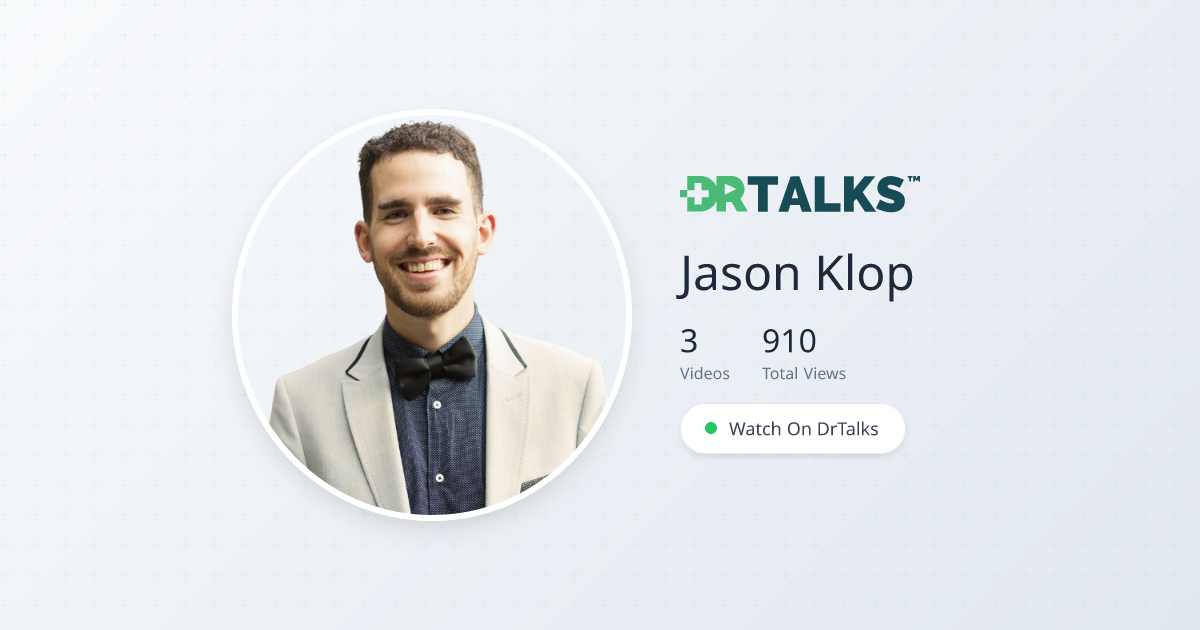 Jason Klop - Fecal Microbiota Transplant (FMT) | DrTalks