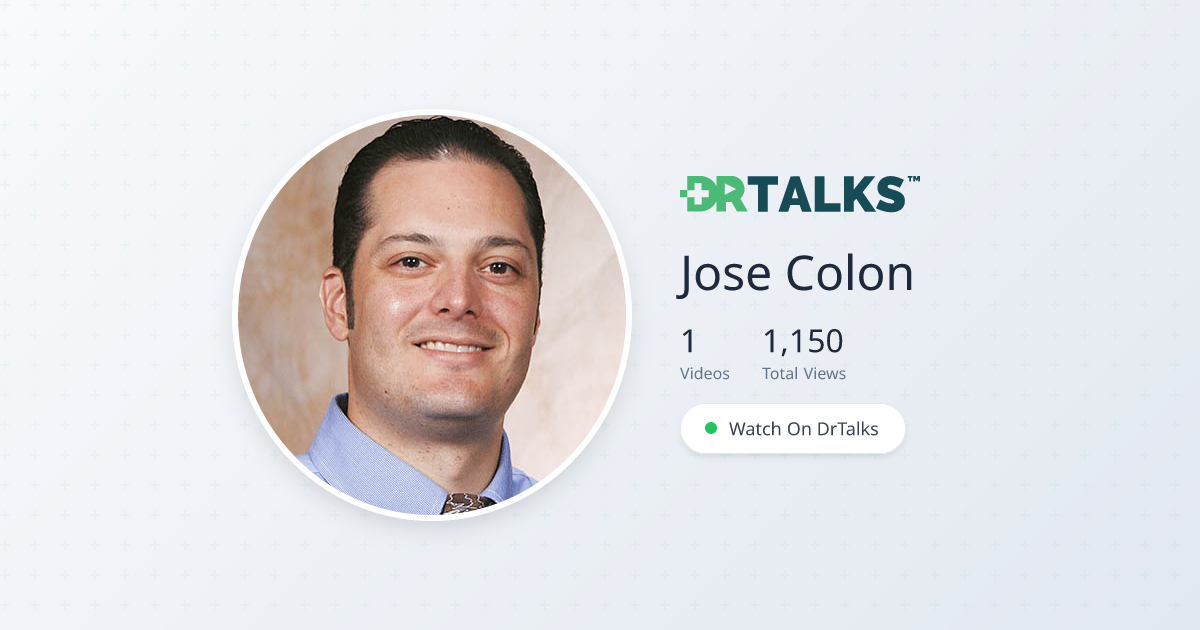 Jose Colon, MD - Behavioral Sleep | DrTalks