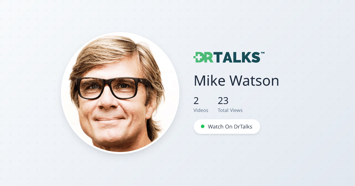 Mike Watson - Environmental Research | DrTalks