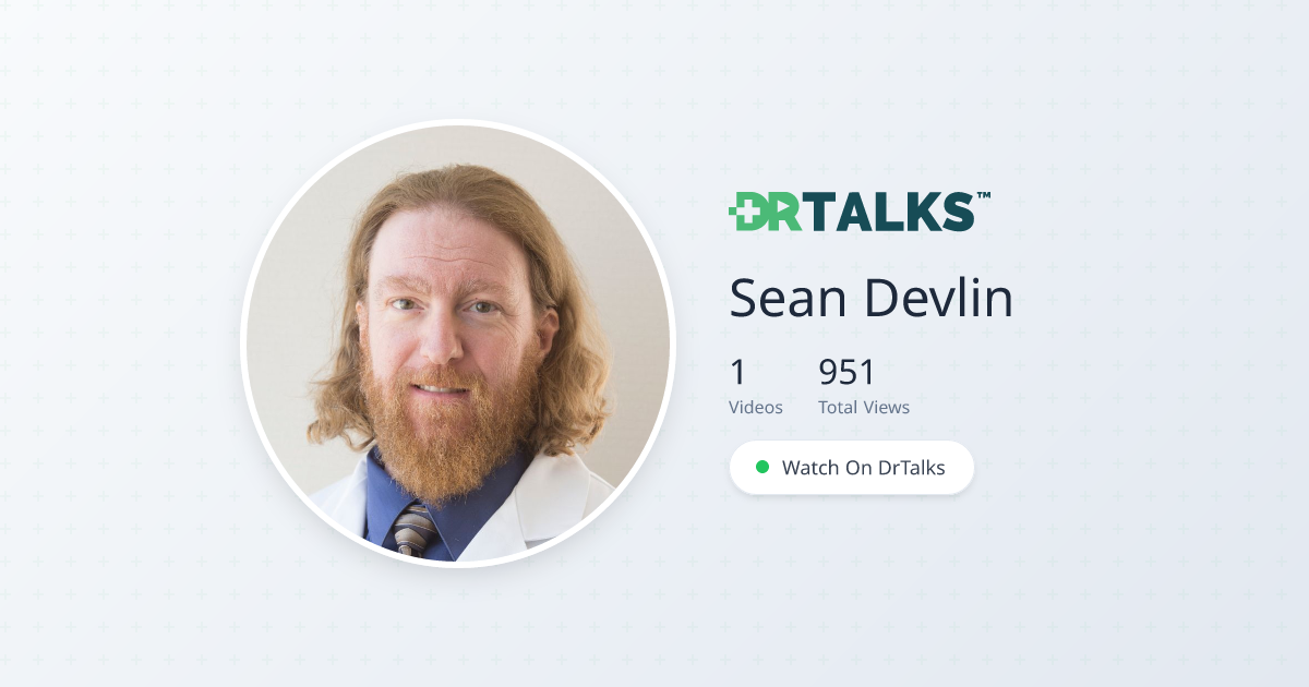 Sean Devlin, DO - Anti-Aging | DrTalks
