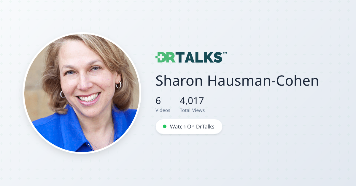 Sharon Hausman-Cohen, MD - Autism | DrTalks