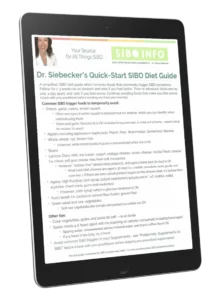 Dr. Siebeckers Quick-Start SIBO Diet Guide
