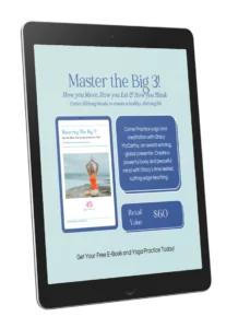 Master the Big 3 Create lifelong rituals to ensure a healthy thriving life Cover 1