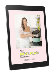 7 Day Meal Plan Challenge