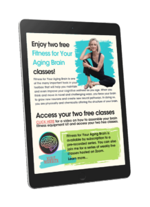 Two FREE Fitness For Your Aging Brain Online Classes With Jill Simpson A Discount On Registration