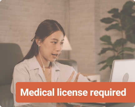 medical license required
