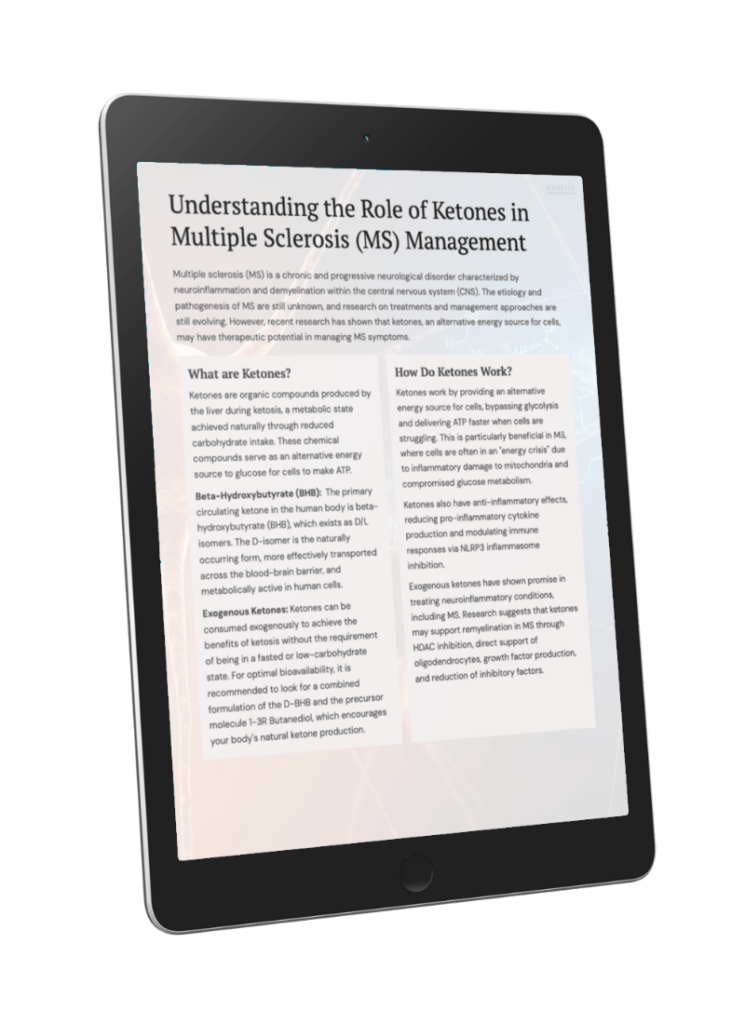 Understanding The Role Of Ketones In Multiple Sclerosis (MS) Management